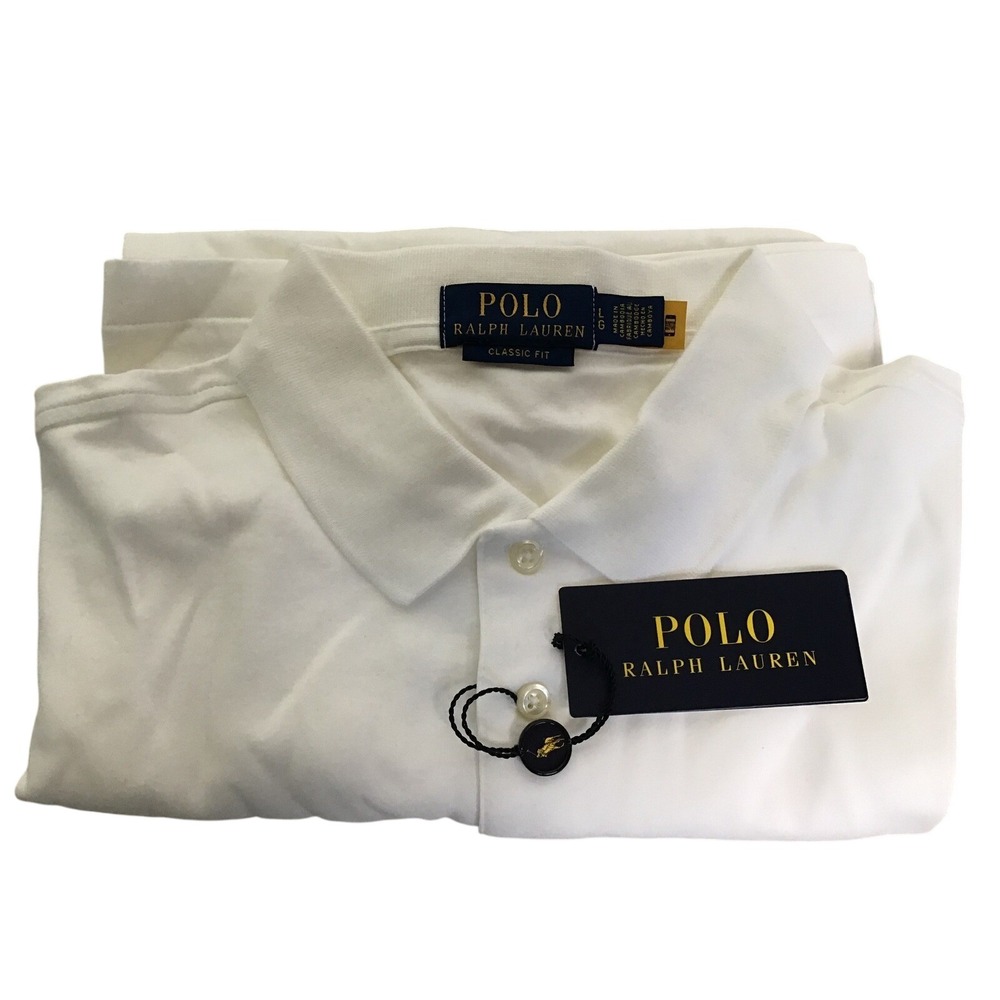 Polo Ralph Lauren Men's‎ White Core Replen Classic Fit T-Shirt NWT Size L - Picture 2 of 5